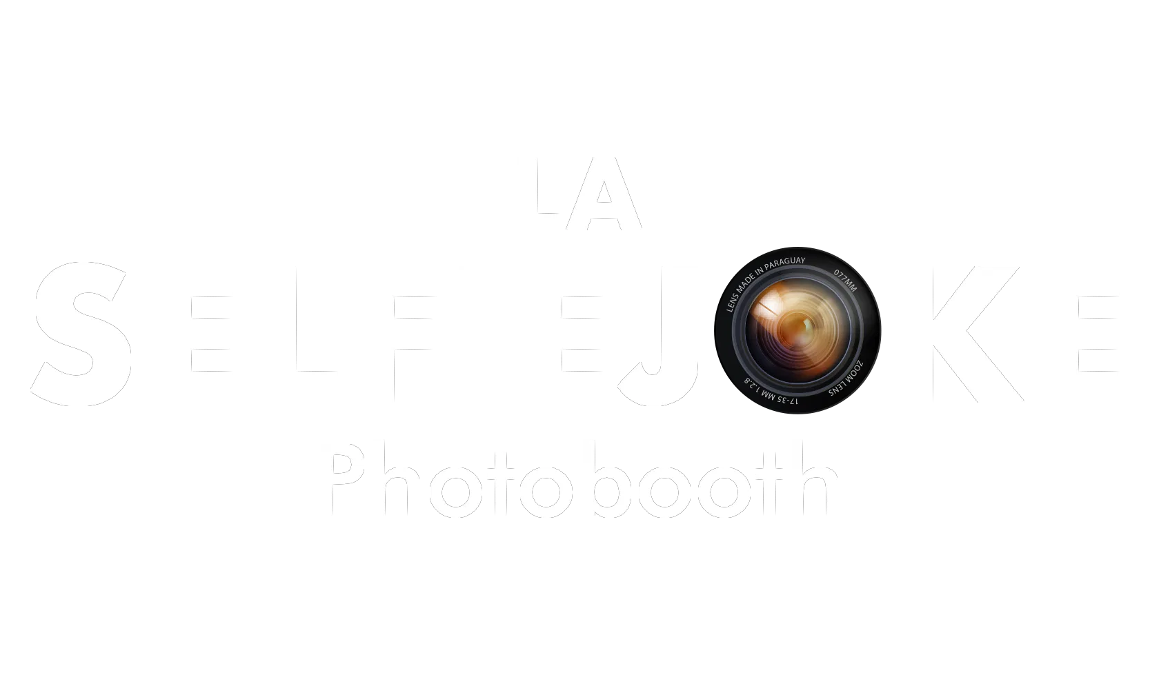 logo selfiejoke blanc photobooth